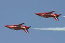 RAF Red Arrows BAe Hawk pair